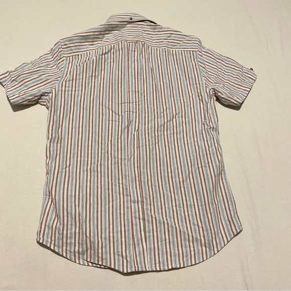 Ben Sherman Men's Striped Short Sleeve Shirt Size Small - Picture 9 of 16